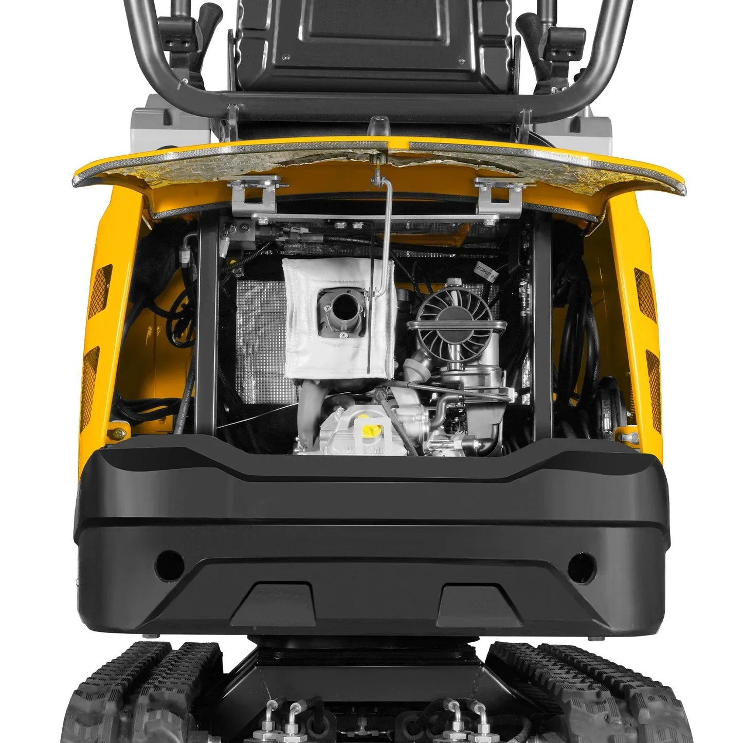 Mini Compact Excavator B&S VANGUARD 408cc 14hp Engine, 65.7” Max. Digging Depth, 2370 LBS Operating Weight, MEC10