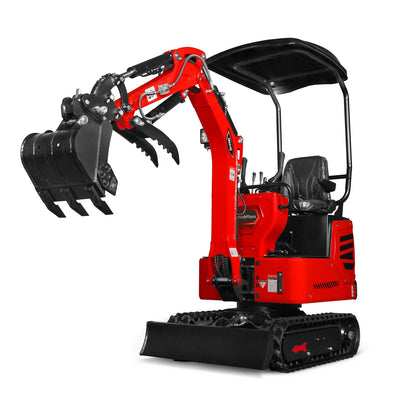 Mini Compact Excavator HONDA GX390 Engine, 65.7” Max. Digging Depth, 2280 LBS Operating Weight, MEC10